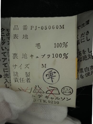 商品画像：テーラードジャケット/M/ウール/BLK/無地 4