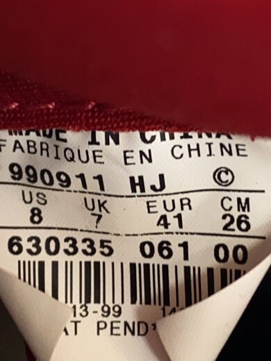 商品画像：ハイカットスニーカー/26cm/RED/630335061 5