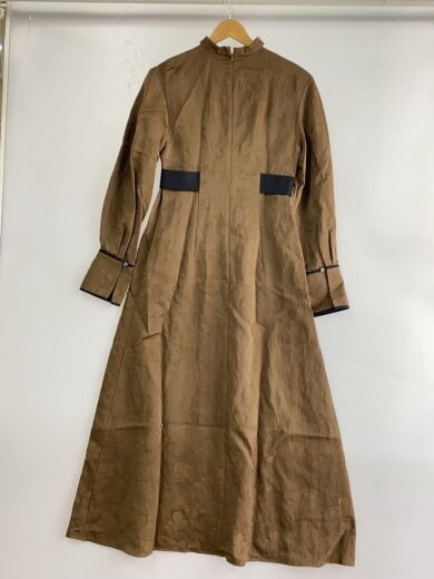 商品画像：長袖ワンピース/1/ポリエステル/BRW 2