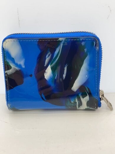 商品画像：2つ折り財布/PVC/BLU/ストライプ/レディース// 2