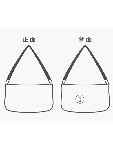 商品画像：トートバッグ/キャンバス/WHT/無地 8