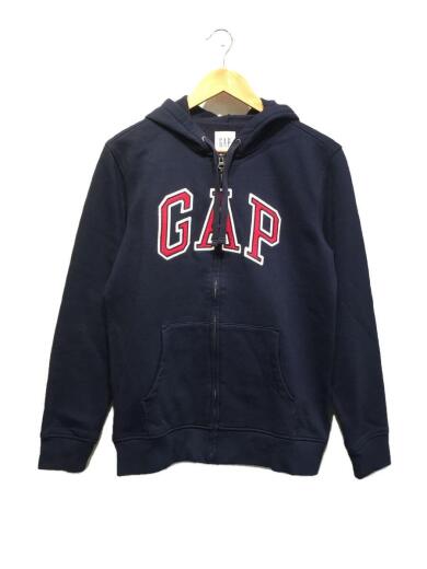 画像：GAPジップパーカー/S/コットン/ネイビー/無地1