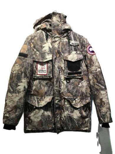 画像：CANADA GOOSE × OCTOBERS VERY OWN(OVO)Terrain Parka/ダウンジャケット/XS/ポリエステル/マルチカラー/カモフラ/4000MOV1