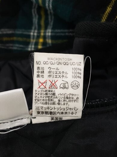 商品画像：キルティングジャケット/36/ウール/GRN/チェック 4