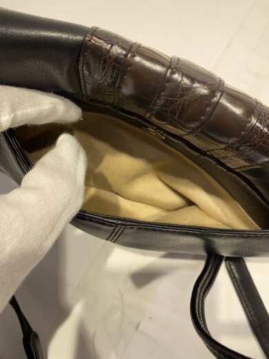 商品画像：ショルダーバッグ/レザー/BLK 7