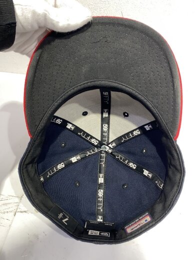 商品画像：キャップ/7 5/8/コットン/NVY/メンズ 4