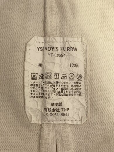 商品画像：長袖Tシャツ/S/コットン/WHT 4