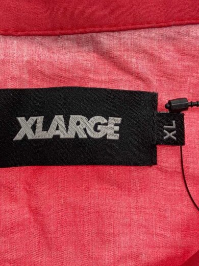 商品画像：半袖シャツ/XL/コットン/RED/ファイヤーパターン 3