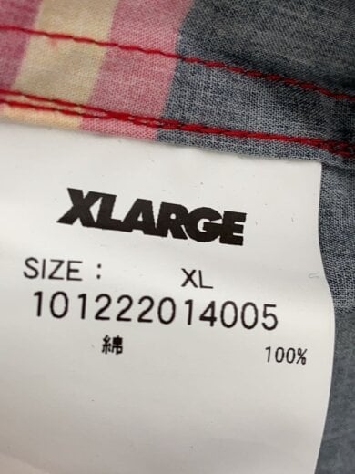 商品画像：半袖シャツ/XL/コットン/RED/ファイヤーパターン 4