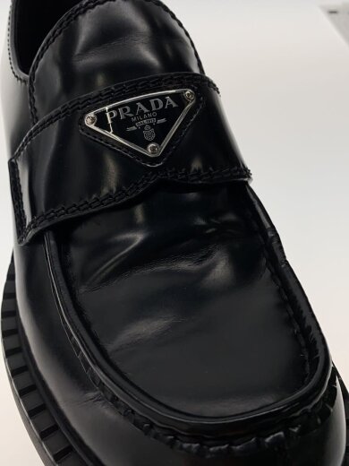 商品画像：チョコレートブラッシドレザーュローファー/6/BLK/2DE127// 6