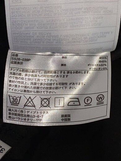 商品画像：カーゴパンツ/32/リネン/BLK 5