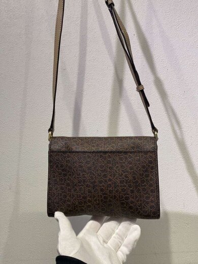 商品画像：ショルダーバッグ/レザー/BRW/総柄 3