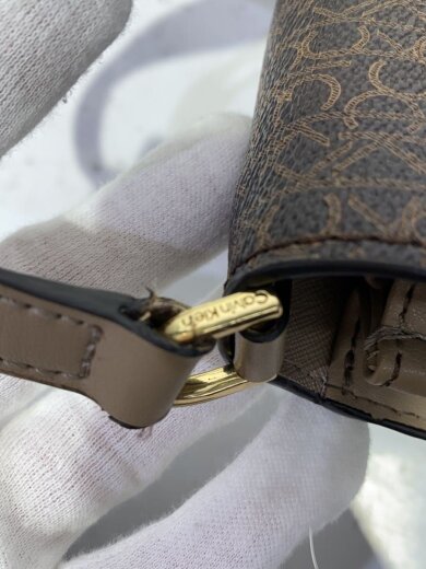 商品画像：ショルダーバッグ/レザー/BRW/総柄 9