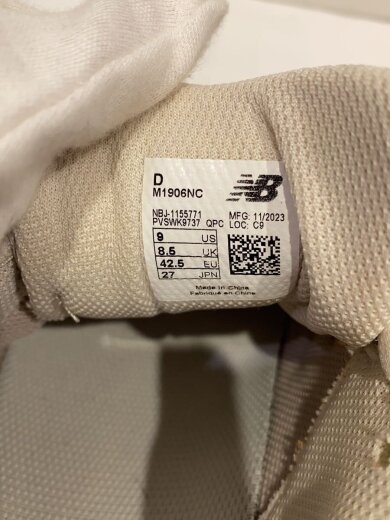 商品画像：ローカットスニーカー/27cm/WHT/M1906NC 5