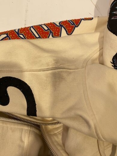 商品画像：ジップパーカー/M/コットン/BEG/無地// 6