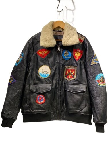 画像：その他ブランドレザージャケット・ブルゾン/--/レザー/BLK//1