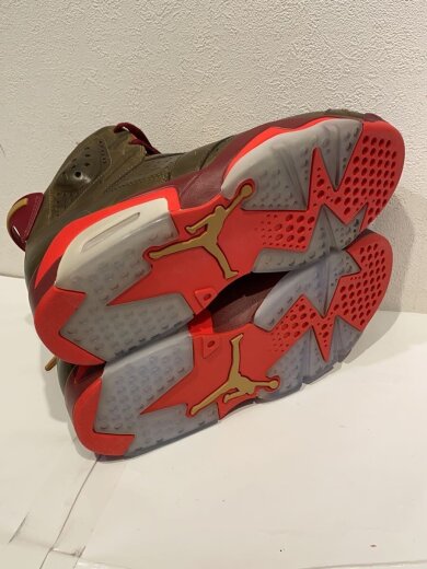 商品画像：AIR JORDAN 6 RETRO/エアジョーダンレトロ/カーキ/384664-250/26cm/KHK 4