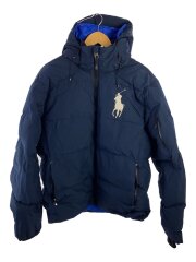 ダウンジャケット/XL/ポリエステル/NVY/ビッグポニー