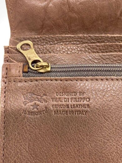 画像：IL BISONTE長財布/レザー/BRW/メンズ3