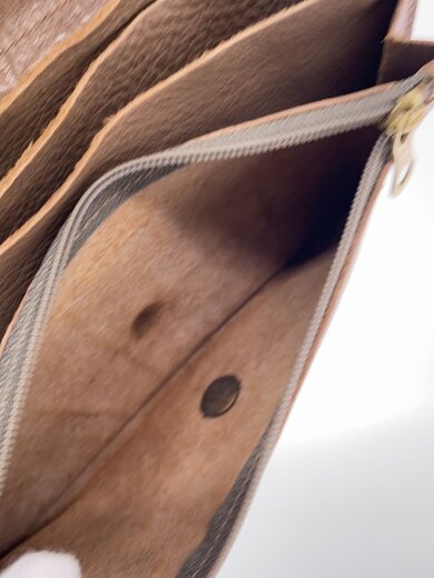 画像：IL BISONTE長財布/レザー/BRW/メンズ5