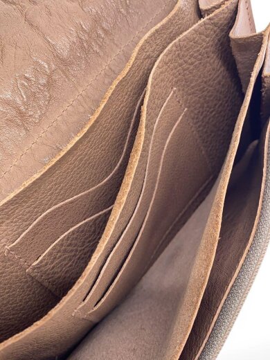 画像：IL BISONTE長財布/レザー/BRW/メンズ6