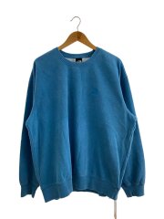 Pigment Printed Crewneck/XL/コットン/BLU/nt12102i/