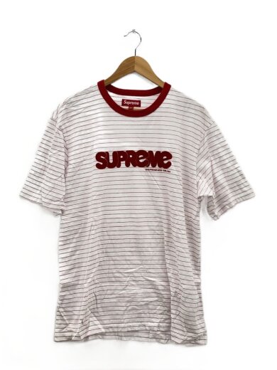 商品画像：25SS/Bubble S/S Top/Tシャツ/M/コットン/RED/ボーダー// 1