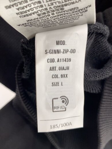 商品画像：トップス/L/コットン/BLK/無地// 4