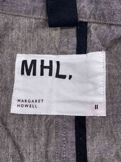 画像：MHL.半袖ワンピース/2/コットン/GRY/595-4257500//3