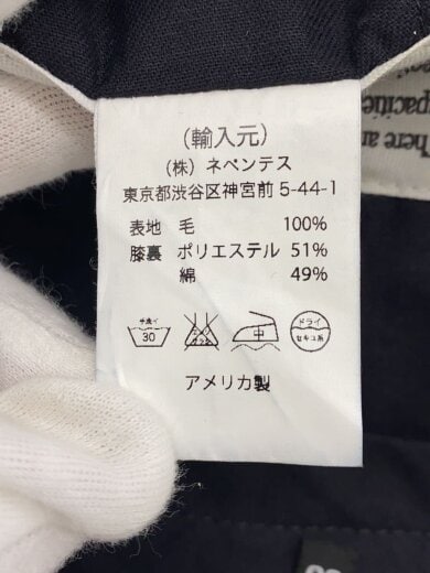 商品画像：ボトム/30/ウール/BLK/無地 5