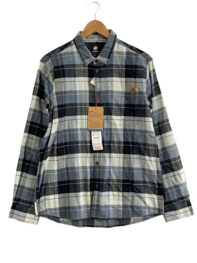 画像：MAMMUT長袖シャツ/L/コットン/BLK/チェック/1015-014811