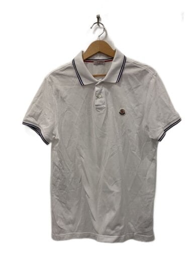 商品画像：MAGLIA POLO MANICA CORTAポロシャツ/L/コットン/WHT/F10918A70600 84556 1
