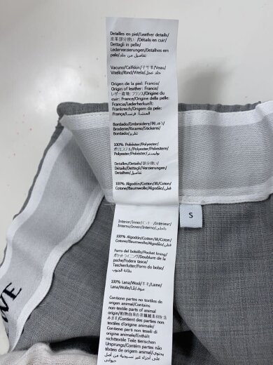 画像：LOEWE25SS/ボトム/S/ウール/GRY/1727170//6