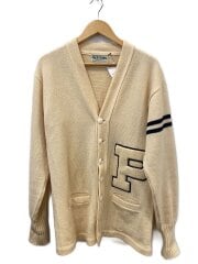 SOLOMONS/60s/レタードカーディガン(厚手)/--/コットン/BEG