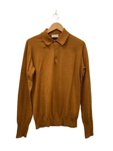 商品画像：ニットポロ/FINCHLEY/ニット・セーター(薄手)/S/コットン/BRW 1