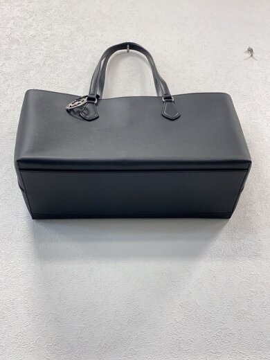 商品画像：トートバッグ/レザー/BLK/無地 4