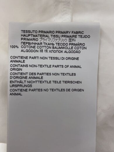 商品画像：シャツ/S/コットン/WHT/S52CT0609 5