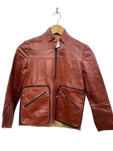 商品画像：casadesport/レザージャケット・ブルゾン/7/レザー/BRW 1