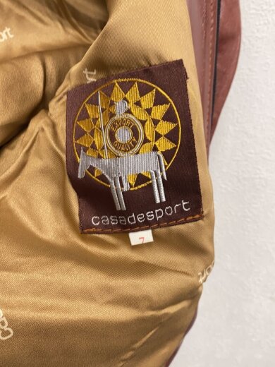 商品画像：casadesport/レザージャケット・ブルゾン/7/レザー/BRW 3