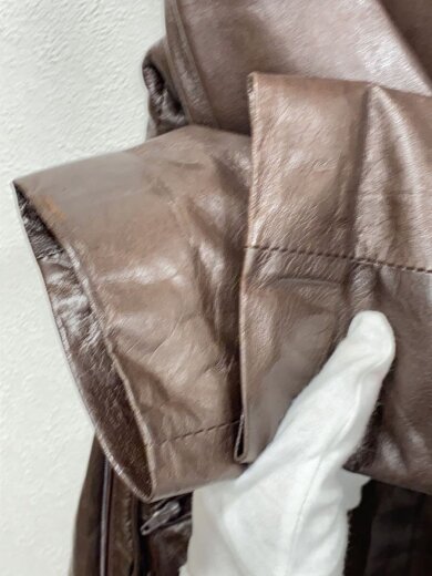 商品画像：casadesport/レザージャケット・ブルゾン/9/レザー/BRW 5