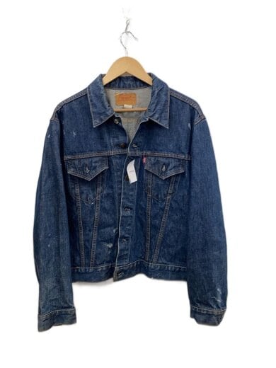 商品画像：70-80s/VT/70505/実寸44位/デニム/インディゴ/紙ケアタグ/ダメージ有/BIGサイ 1