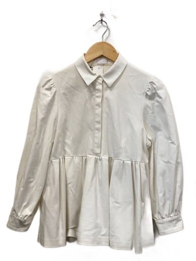 商品画像：長袖ブラウス/2/コットン/WHT/S226BV021 1