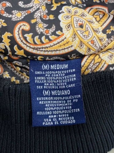 商品画像：ジャケット/M/ポリエステル/黒/無地/RN#91955 4