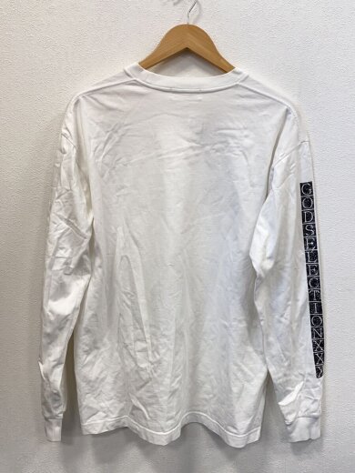 商品画像：袖ロゴ 長袖Tシャツ/L/コットン/WHT 2
