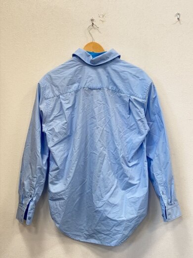 商品画像：長袖シャツ/S/コットン/青 2