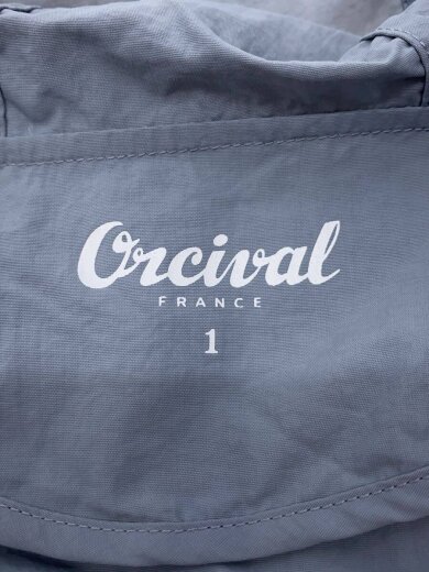 商品画像：ナイロンジップフーデッドジャケット/1/ナイロン/BLU/OR-A0332 3