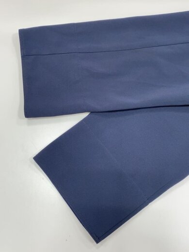 商品画像：2way/ストレッチタイ/スタンドカラーブラウス/36/ポリエステル/NVY/11-01-51-01003 6