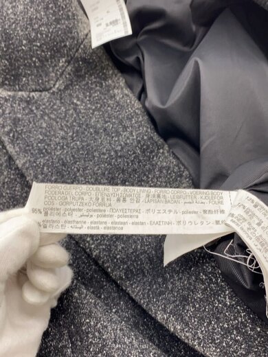 商品画像：チェスターダブルコート/XL/ウール/BLK/チェック/5914/659/80// 5