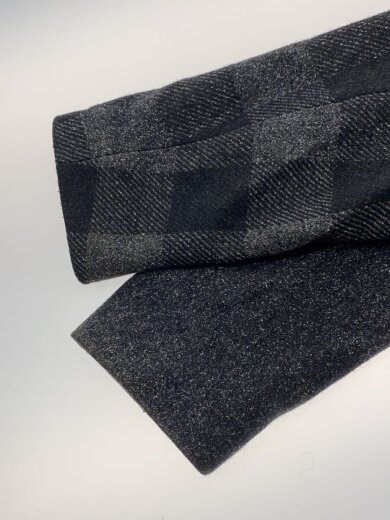 商品画像：チェスターダブルコート/XL/ウール/BLK/チェック/5914/659/80// 6