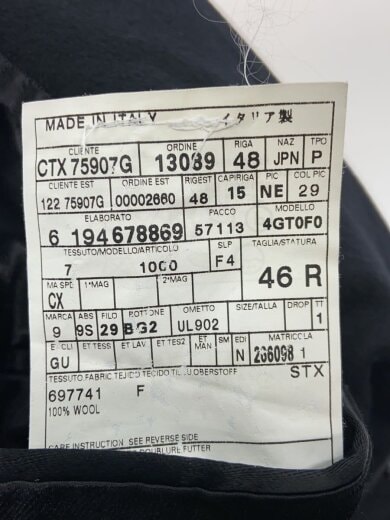商品画像：チェスターロングコート/46/ウール/BLK/4gt0f0// 4